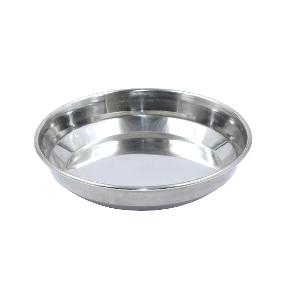 Steel Halwa Small Plate