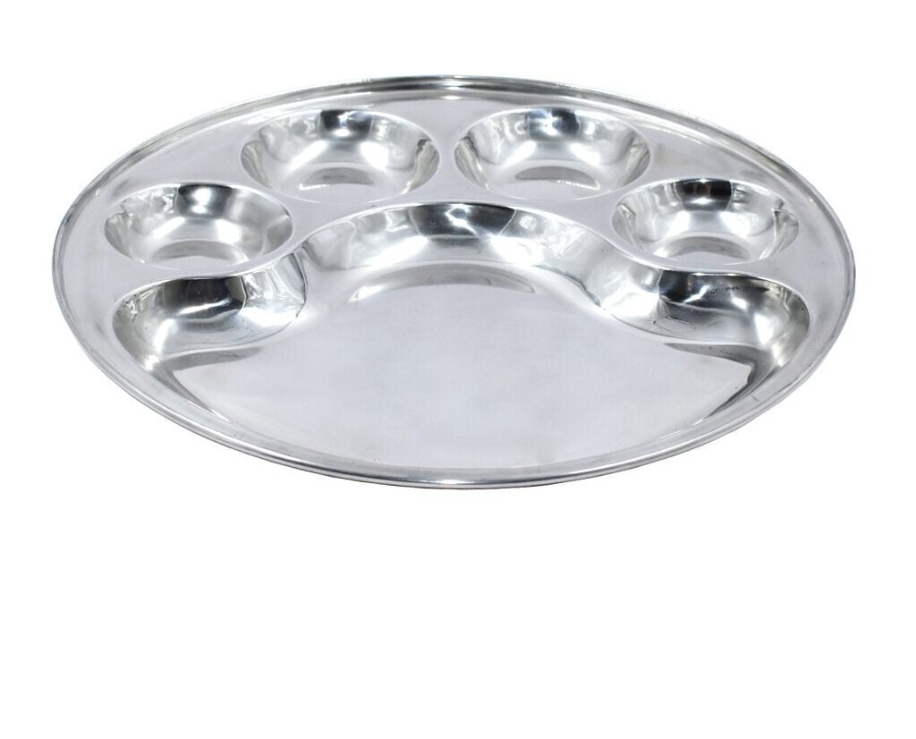 Round Partition Plate  5 In 1