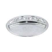 Round Partition Plate 5 In 1 SS