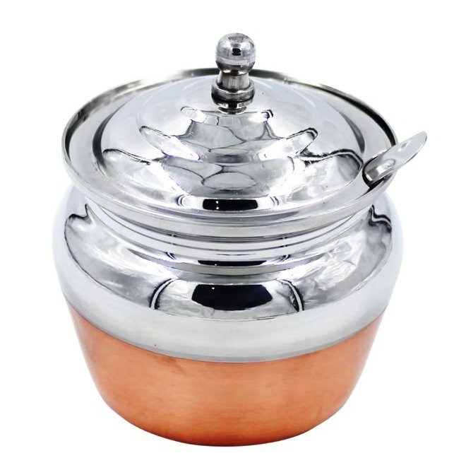 Kaveri Steel Copper Ghee Pot