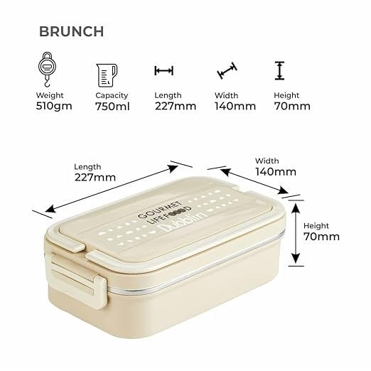 Dubblin Brunch Stainless Steel Lunch Box