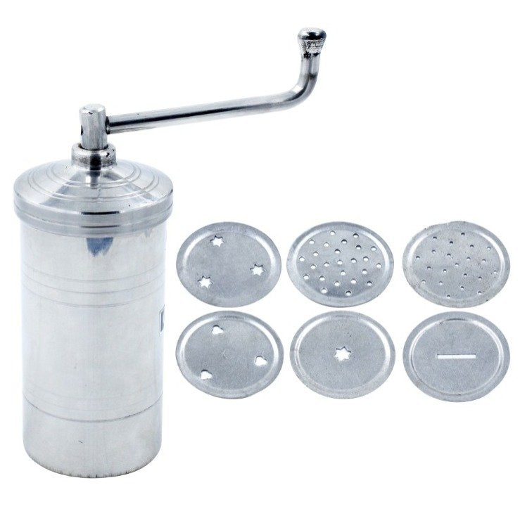 Stainless Steel Sev Sancha Machine With 6 Different Jalis