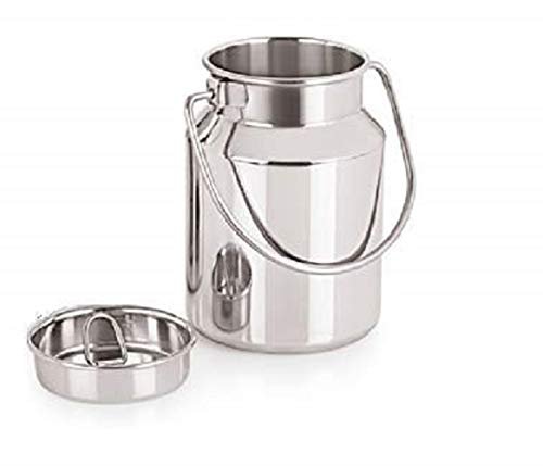 Stainless Steel Ghee Can With Handle