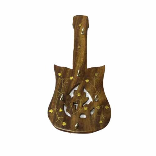 Wodden Guitar Design Key Holder