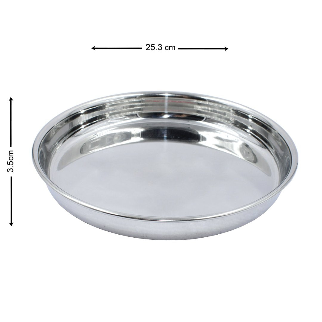 Stainless Steel Khumcha Plate