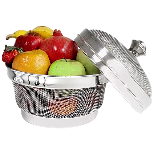 Stainless Steel Multipurpose Basket With Cover