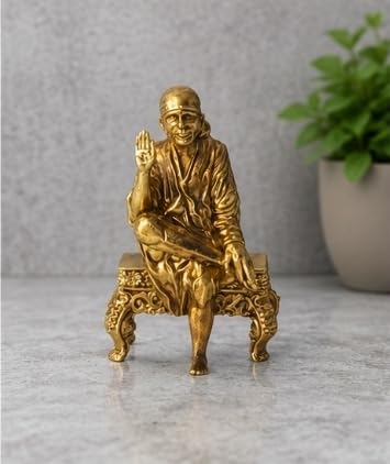 Brass Saibaba Idol