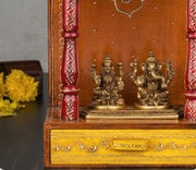 Brass Sri Lakshmi Ganesh Statue
