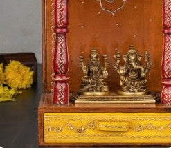 Brass Sri Lakshmi Ganesh Statue