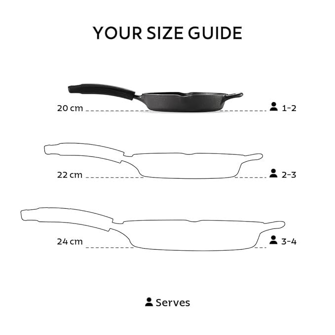 Tramontina Titanex Cast Iron Fry Pan