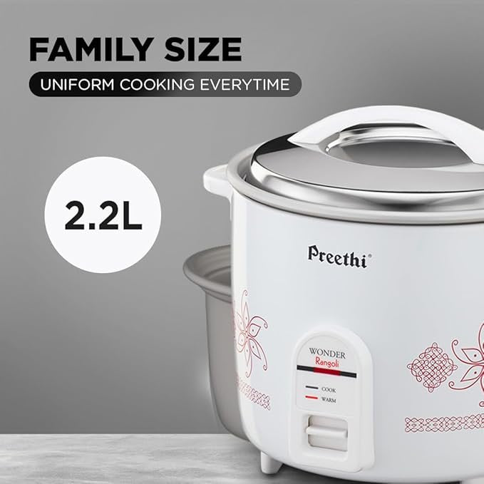 Preethi Rice Cooker Rangoli