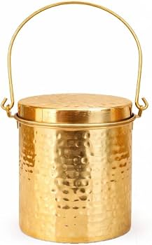 Brass Container With Handle