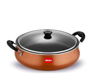 Ideal Bella Non-Stick Malabar Uruli With sliver lid