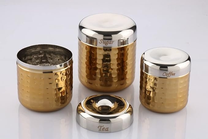 Silverglow Canister Storage Container Set of 3 