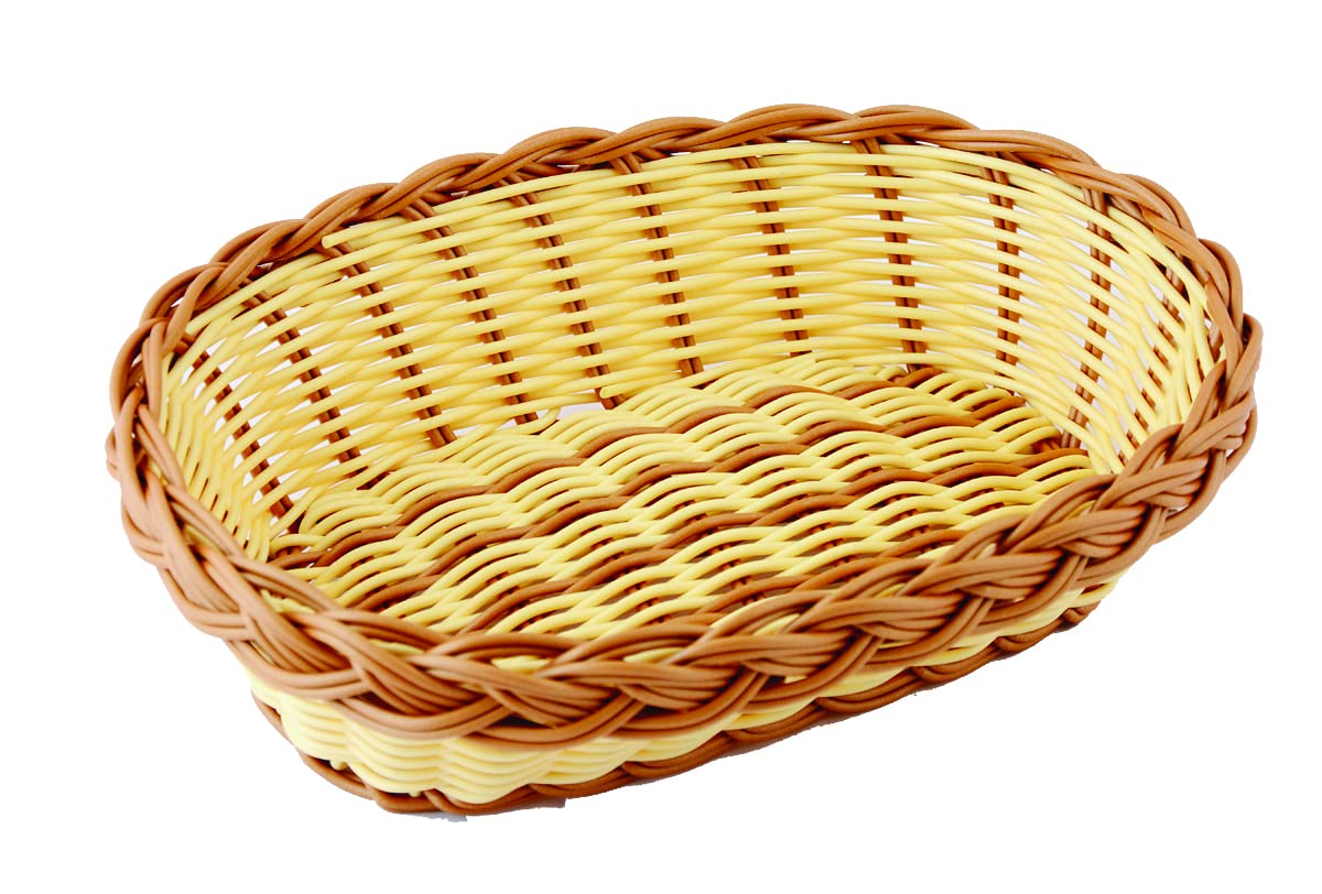 MOSAIC BREAD BASKET OVAL 27X16X4CM