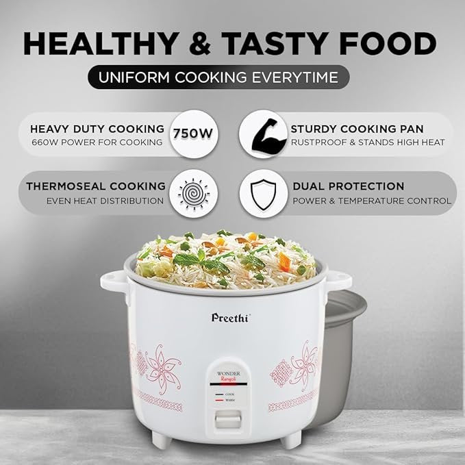 Preethi Rice Cooker Rangoli