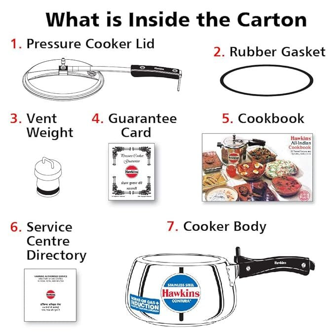 Hawkins Stainless Steel Cooker Contura