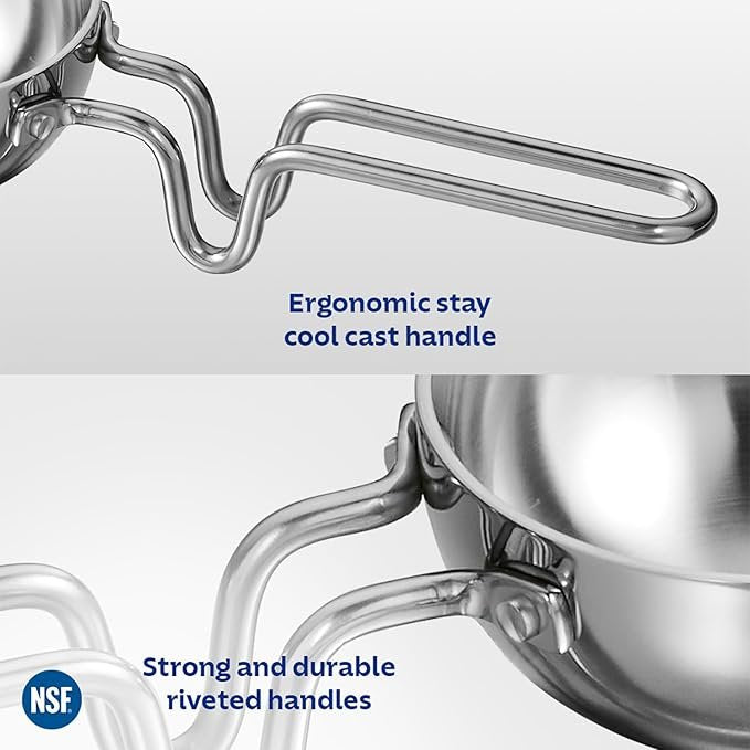 Tramontina Aeion Stainless Steel Tadka Pan