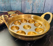 Traditional Brass Paniyarakkal / Paniyaram Pan