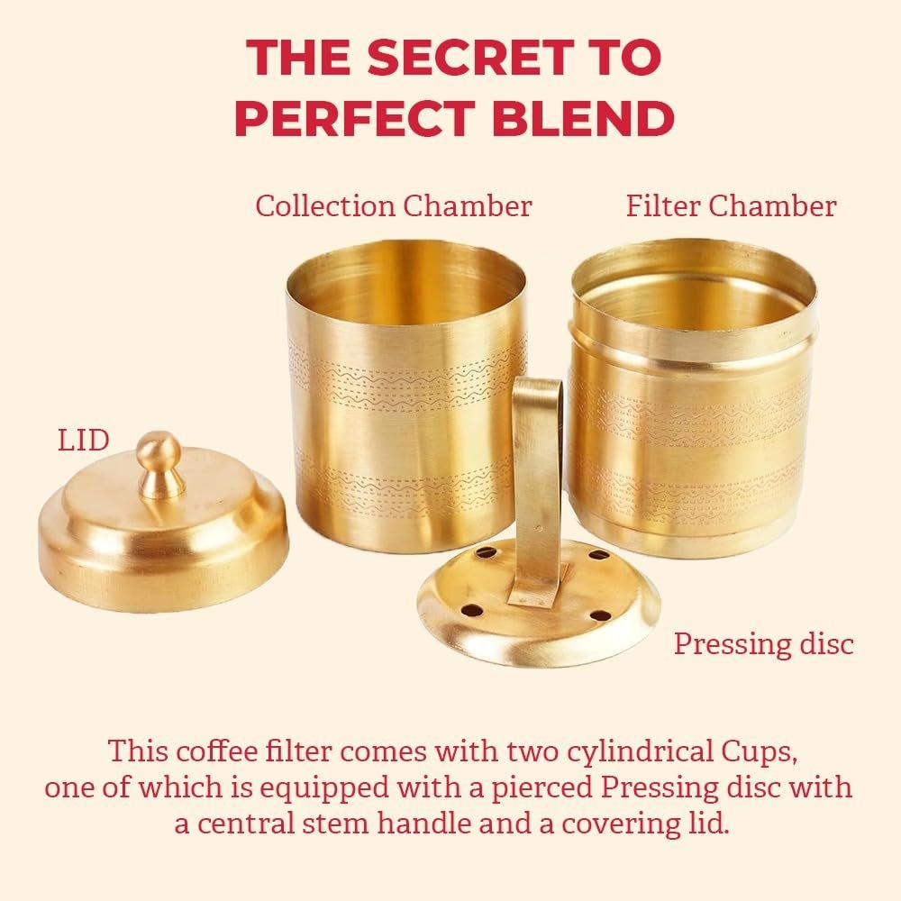 Brass Traditional Filter Coffee Maker