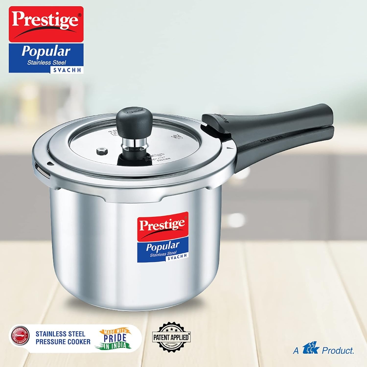 Prestige Popular Svachh Stainless Steel Pressure Cooker