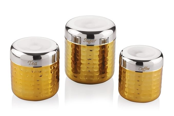Silverglow Canister Storage Container Set of 3 