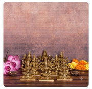 Brass Asta Lakshmi  Statue