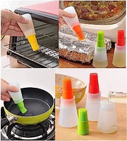 Silicone Oil Bottle Brush | Oil Dispenser Bottle Brush for Pastry/Baking/Grilling/Frying | Baking Tool & Accessories