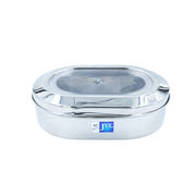 JVL Oval Shape Multi Purpose Canister Steel