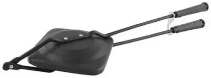 Heavy Deluxe Non-Stick Non-Electric Regular Gas Sandwich Toaster Toast  Black