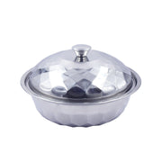 Stainless Steel Diamond Design Serving Dish
