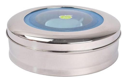 JVL Stainless Steel Kitchen Storage Spice tin Set With Seven Bowls