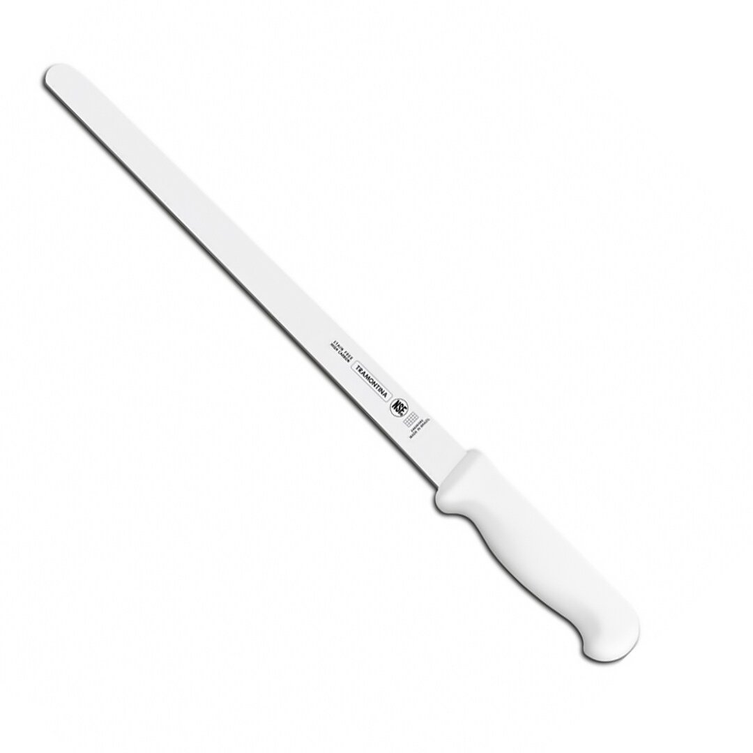 Cuchillo Jamonero 14â³ Tramontina White Handle Knife  Steel