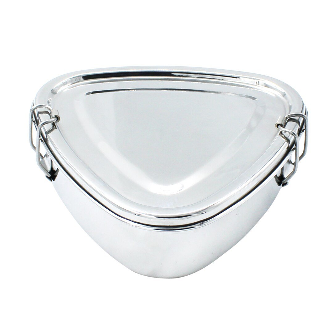 JVL Stainless Steel Diamond Shape Lunch Box