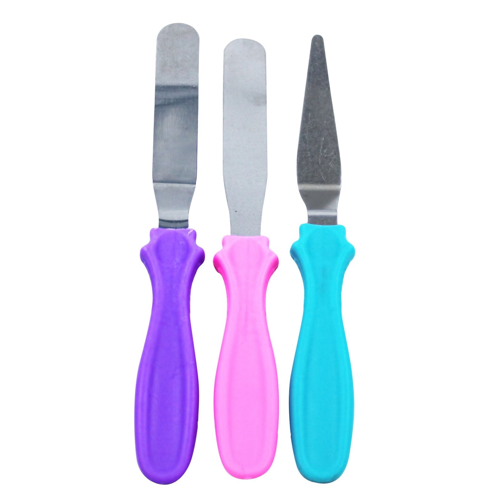 Kitchen Butter Knife Set  Steel  3 Pcs  Set