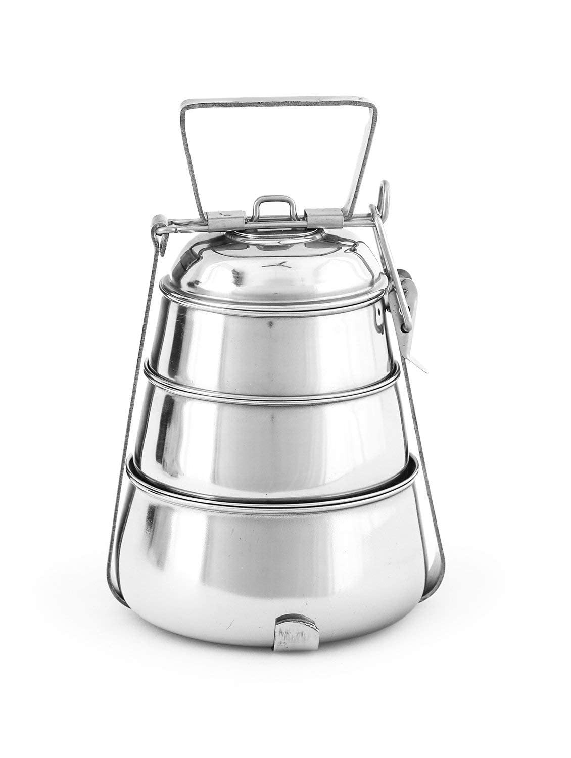 Stainless Steel Tiffin Box - Pyramid Shaped