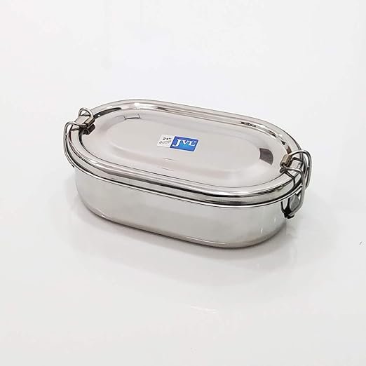 JVL Stainless Steel Single Layer Lunch Box Medium
