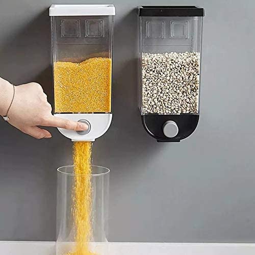 Push Button Wall Mount Kitchen Storage Container