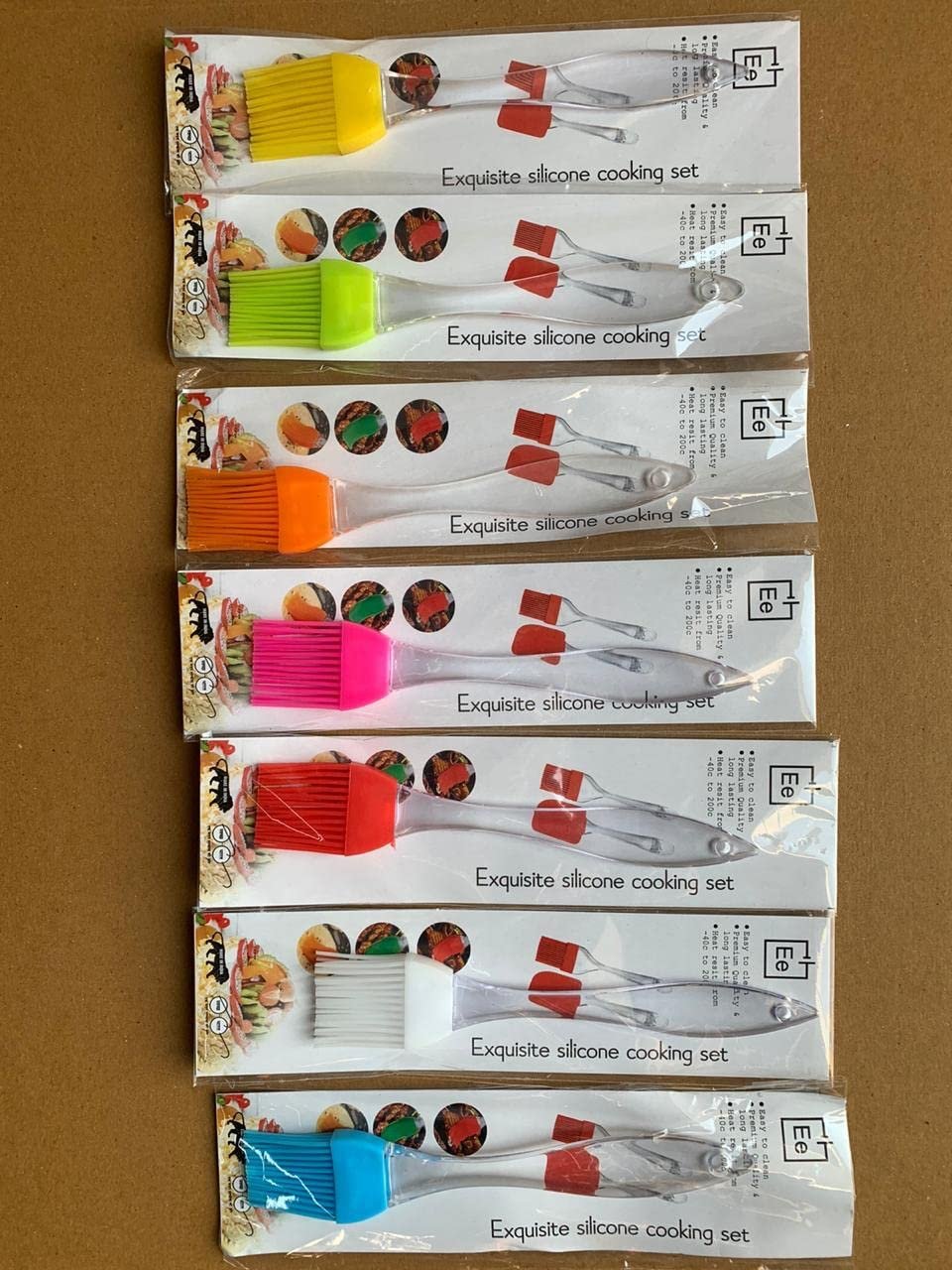 Silicone Flat Pastry Cooking Oil Brush Multipurpose Silicon Brush