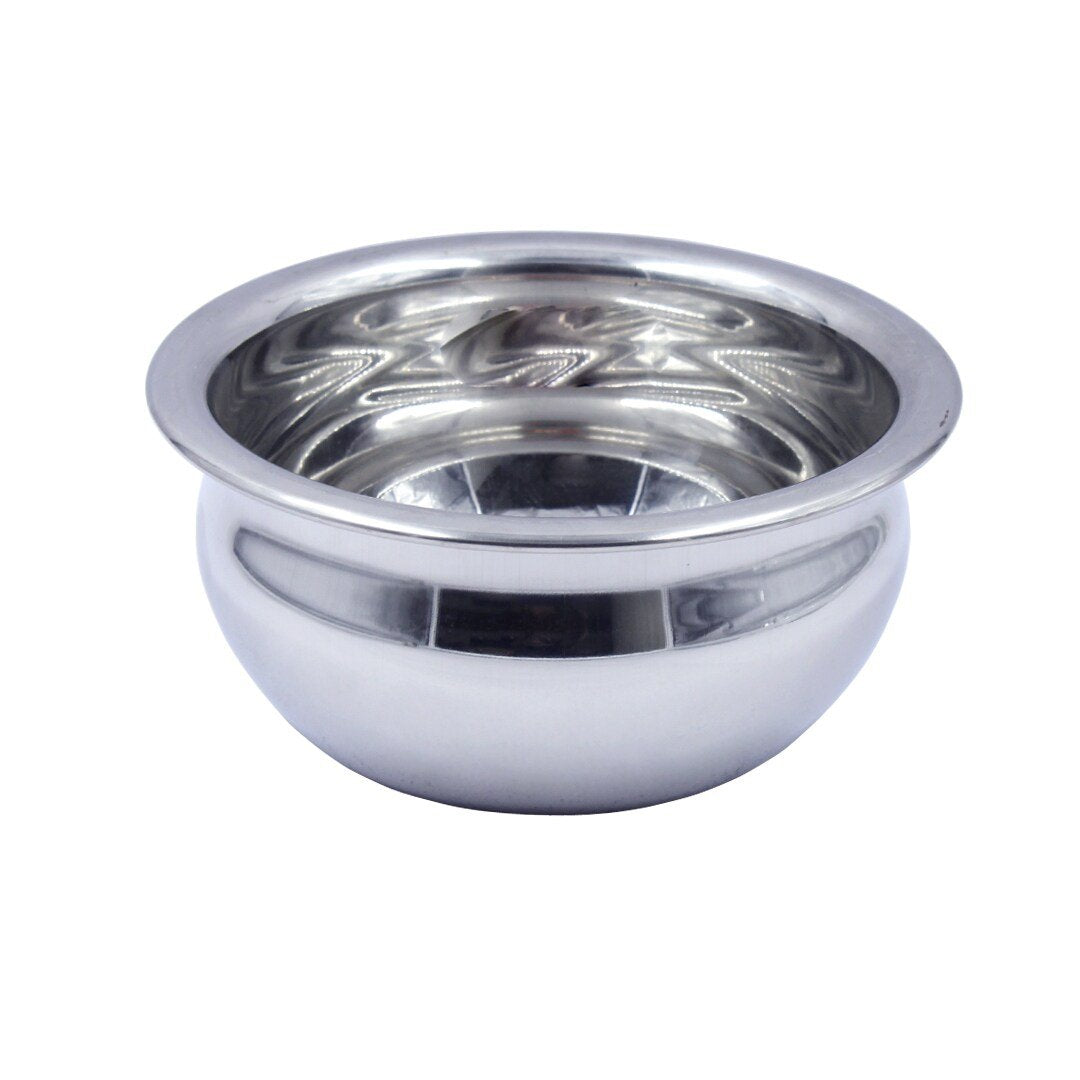 Stainless Steel Plain Curve Serving Handi