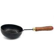 Flat Iron Tadka Maker with Wooden Handle