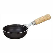 Iron Vagaria with Wooden Handle Fry Pan / Tadka Pan