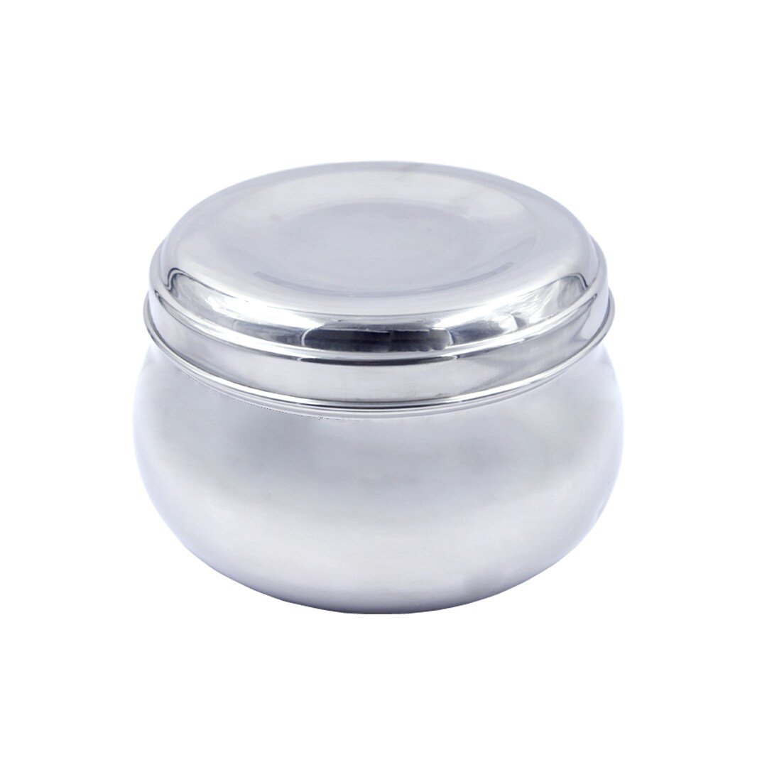 Stainless Steel Deep Container Pot Shaped