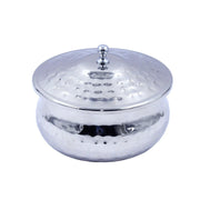 Steel Dotted Design Serving Bowl