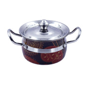 Stainless Steel Printed Colour Design Serving Dish