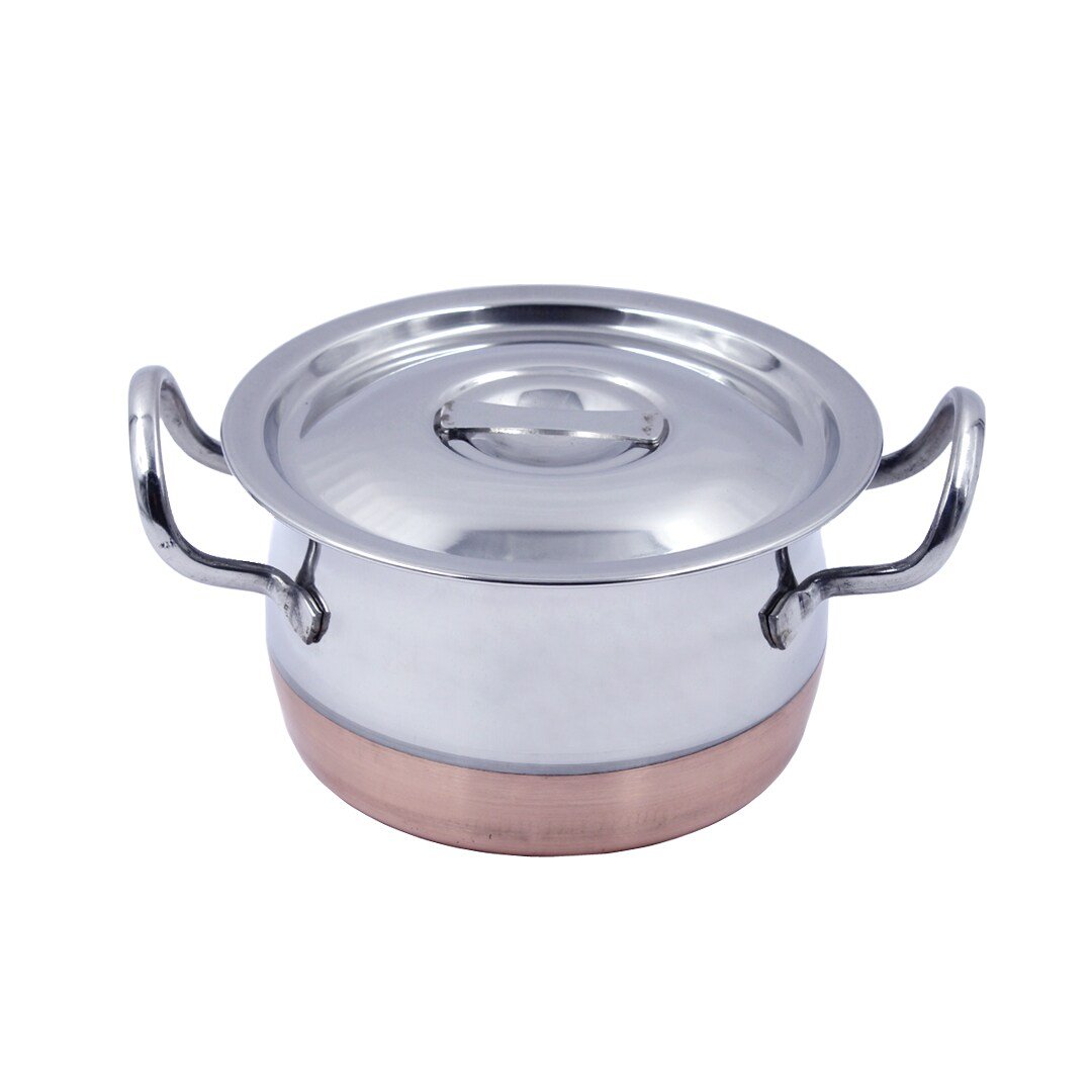 Stainless Steel Copper Bottom Serving Dish