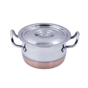 Stainless Steel Copper Bottom Serving Dish