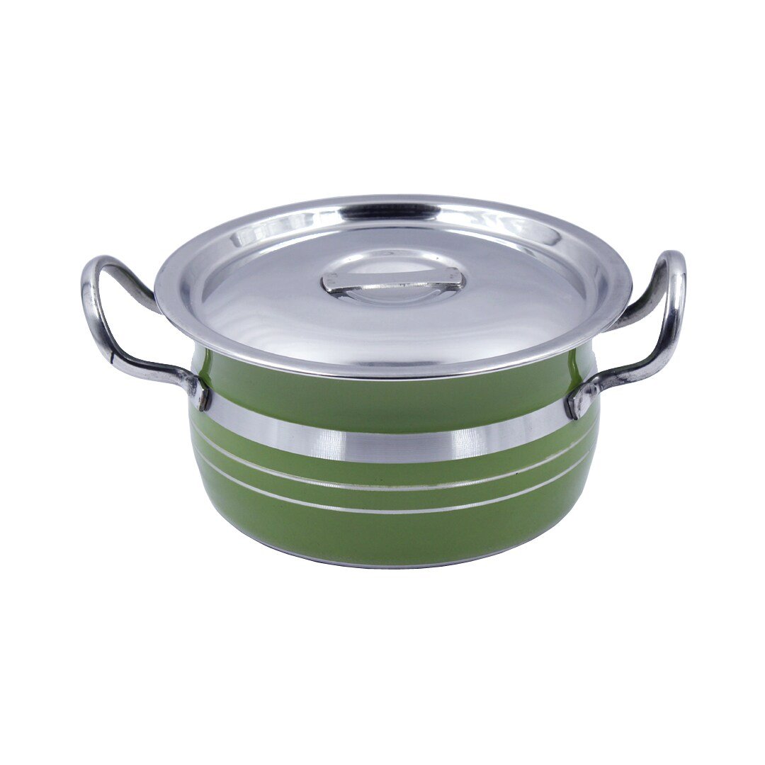 Printed Colour Design Steel Serving Bowl