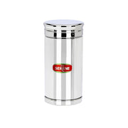 Serene Twister Stainless Steel Transparent Container Jar