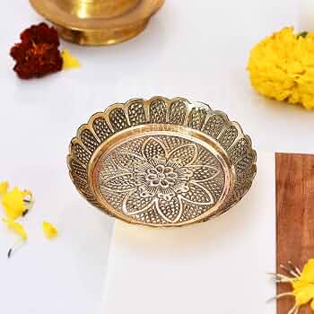 Brass Pooja Plate
